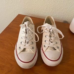 White Converse- Size 7 $25 OBO